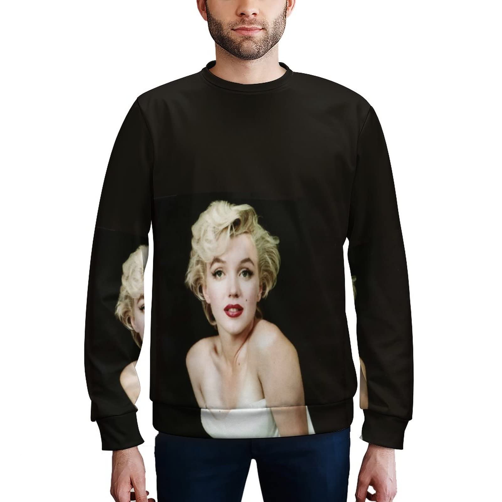 マリリン・モンロー クルーネックスウェット Marilyn Monroe SWEAT CREW NECK/マリリン・モンロー スウェット