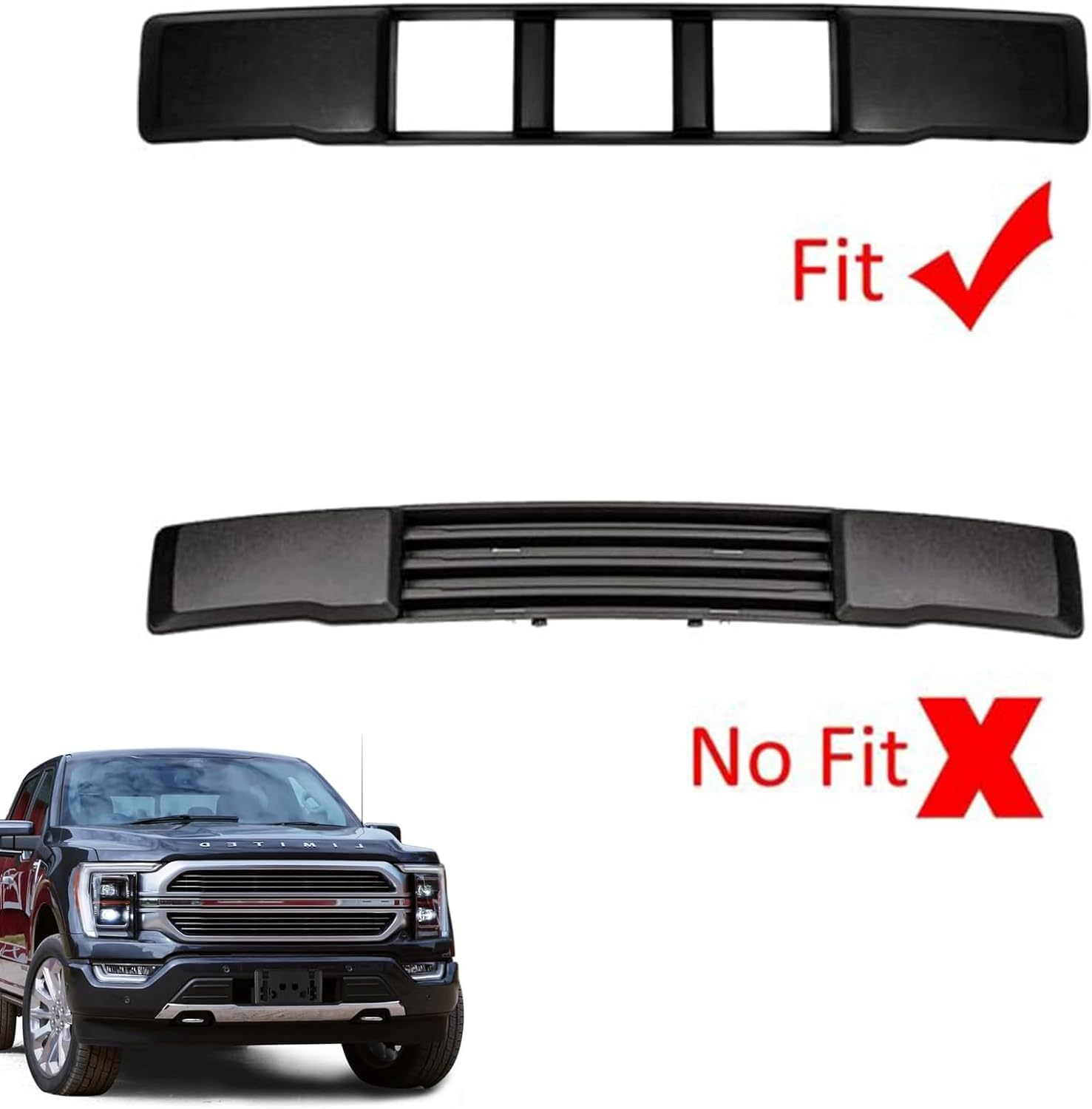 Bumper Filler For 2018-2020 Ford F-150 Front Driver Side JL3Z17C947G