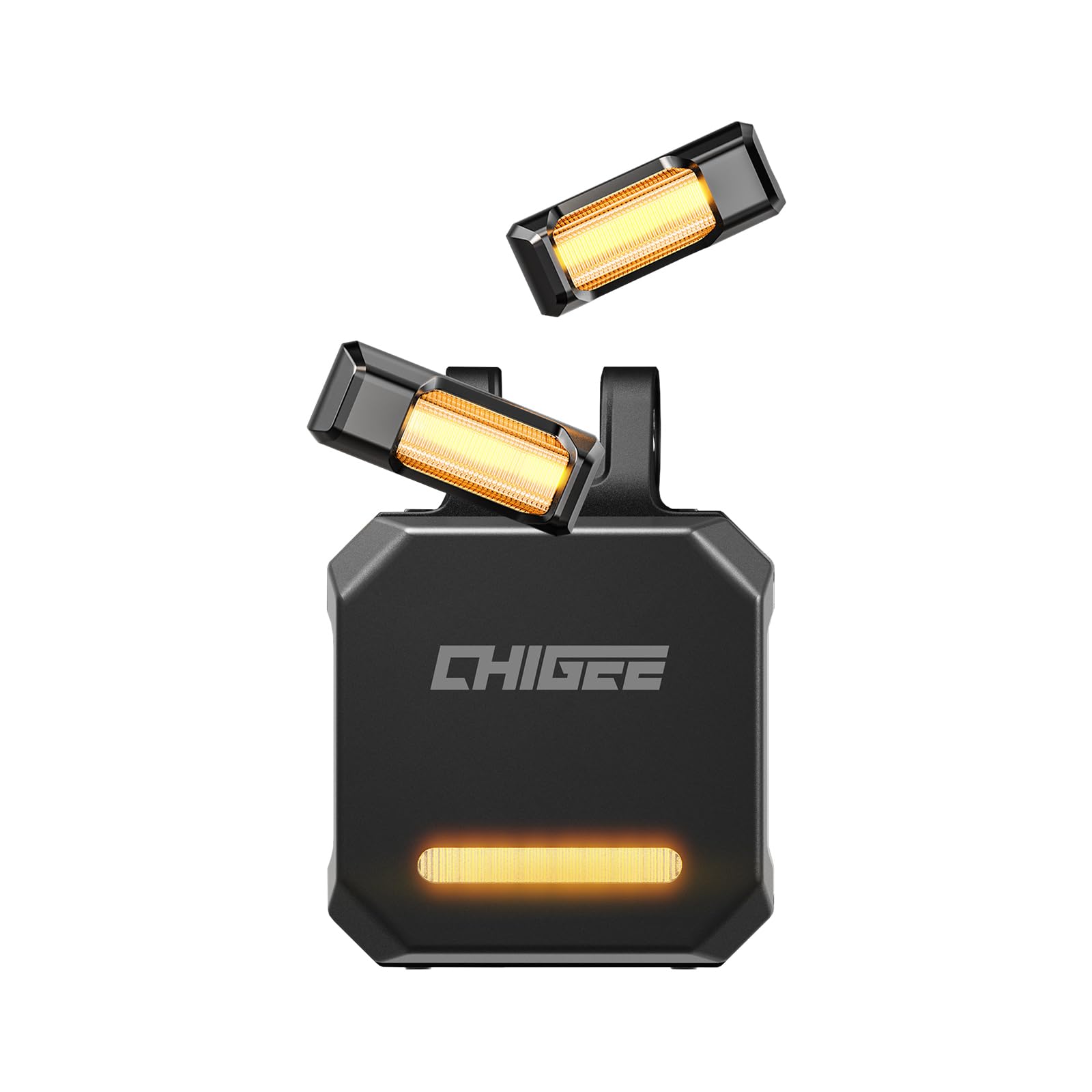 CHIGEE SR-1 Radar Angle Mort Moto, détecteur Radar Moto 77 GHz avertisseur de Radar Moto avec BSD, LCA et RCW Réglages App, pour trajets Quotidiens et université