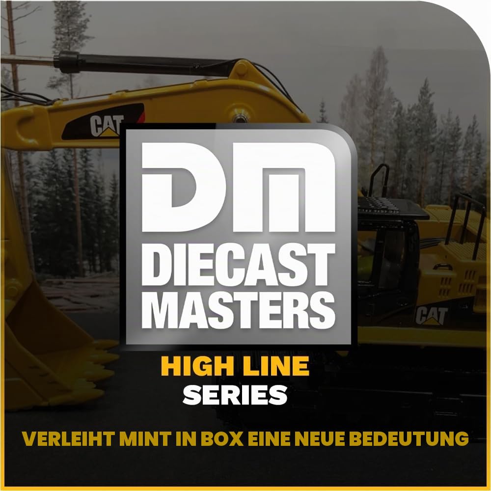 Diecast Masters Cat 374D L Hydraulikbagger 1:50 | In Blechdose, detailgetreues CAT Modell, ab 14 Jahren, für Sammler, 85274
