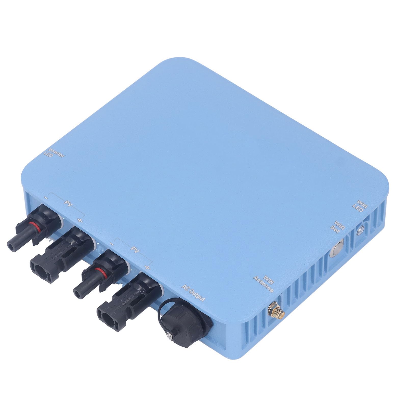 Micro Onduleur Solaire, Micro Onduleur Connecté au Réseau EU Plug 120V 230V Haute Efficacité de Travail Installation Facile Alliage d'Aluminium pour l'Industrie des Communications (600W)