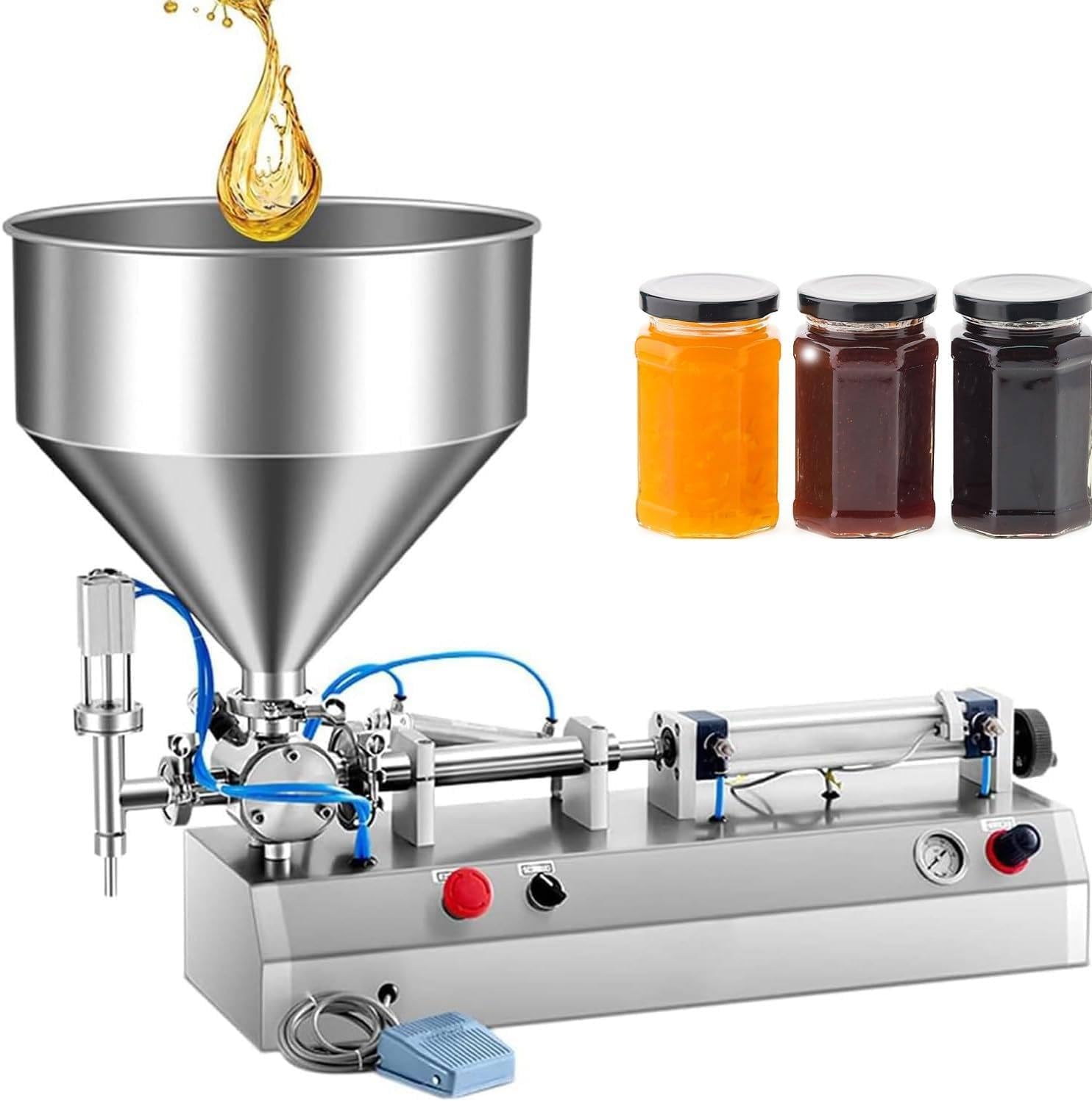 YXZYFPP Automatic Liquid Filling Machine for Bottles, Versatile Paste Dispenser for Various Liquids