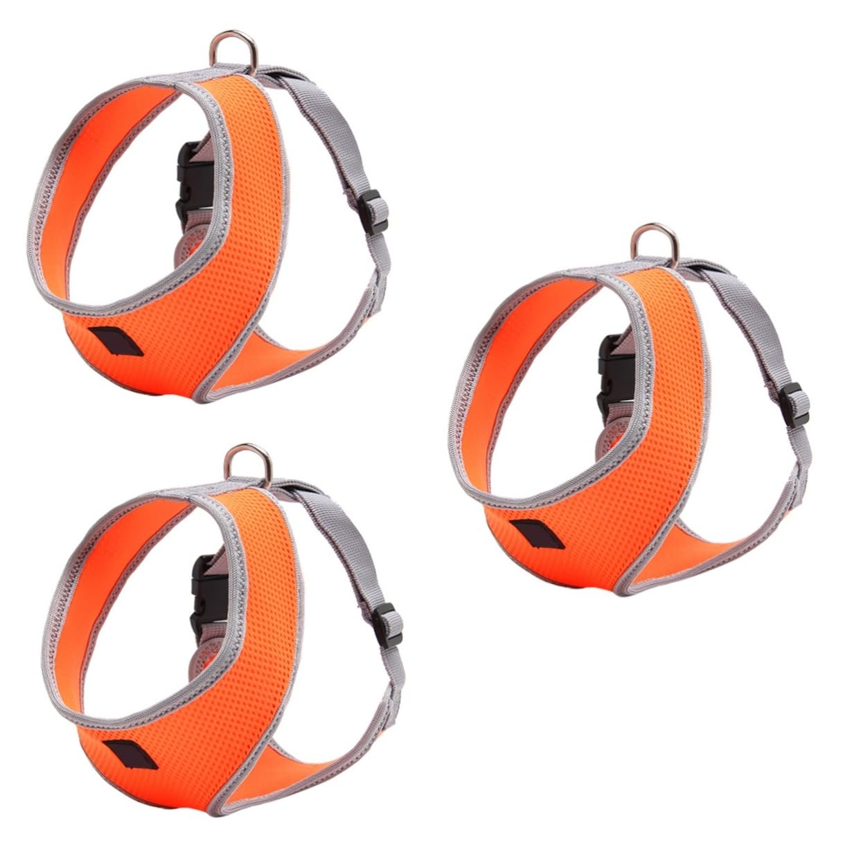 Beavorty 3pezzi Imbracatura Vest Per Traspirante e Comfort Padded Guinzaglio Sicurezza Colore Per Passeggiate e Allenamento