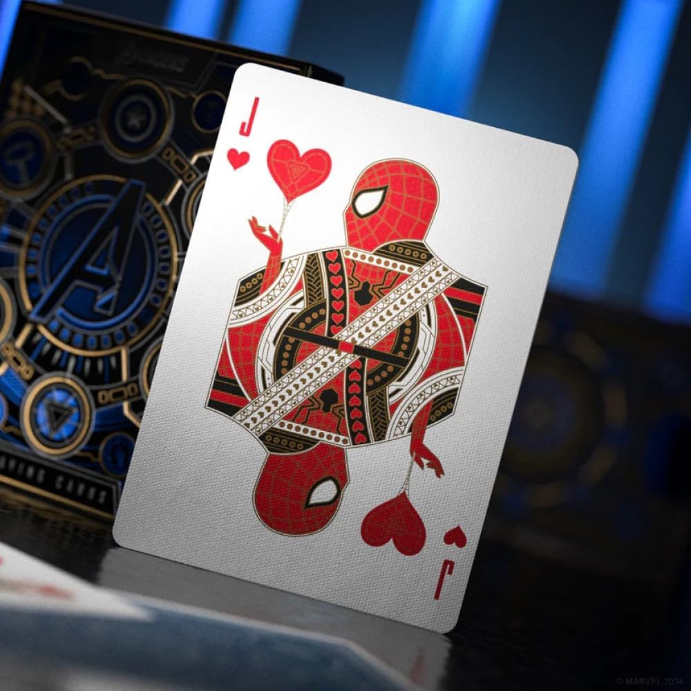 theory11 Avengers Blue Edition Premium Playing Cards - Marvel Studios' The Infinity Saga Deck