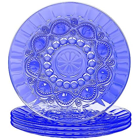 Elle Décor Glass Dessert Plate Cover