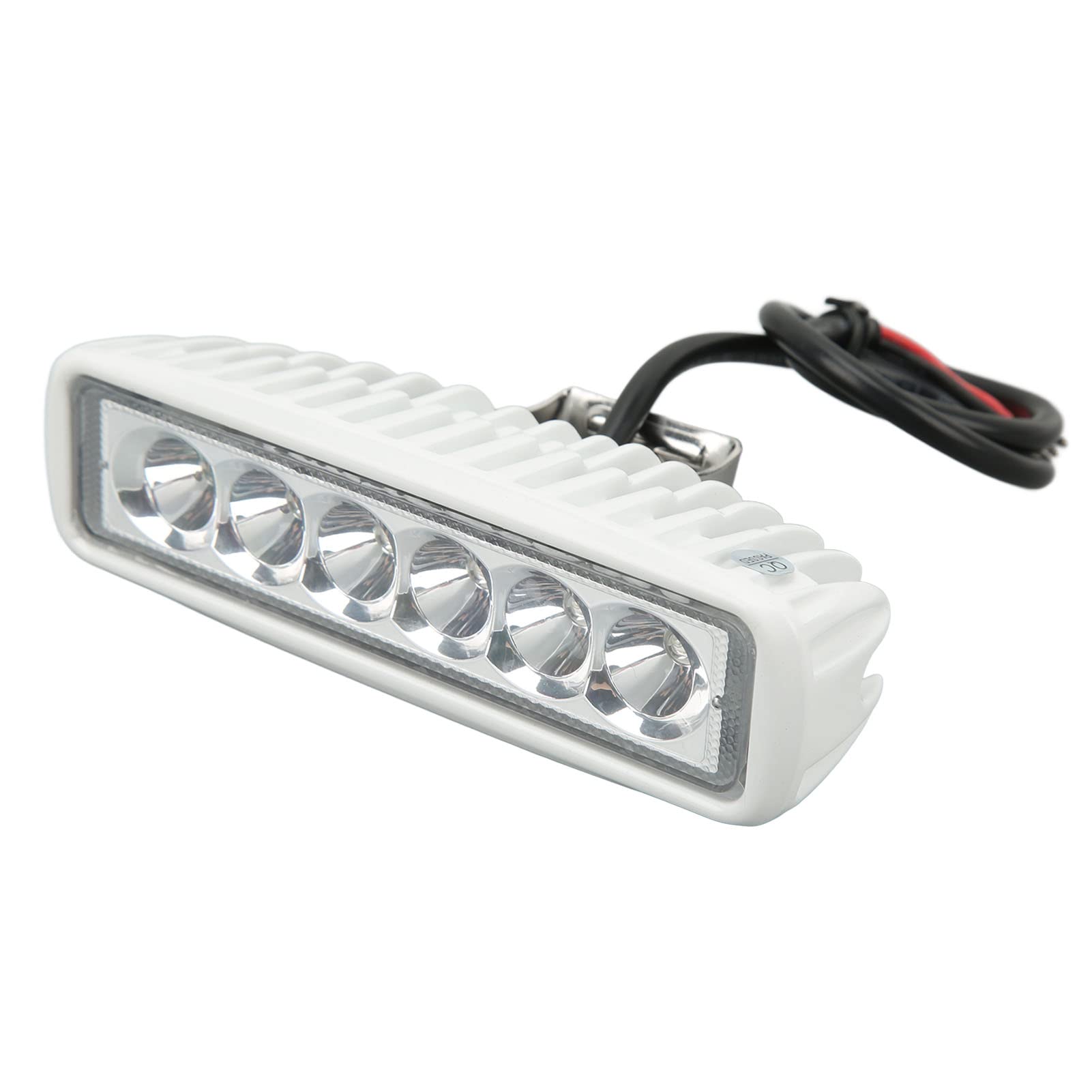 Faro da Lavoro a LED per Barche, da 12V a 24VDC Faro da Lavoro a LED per Barche IP67 Impermeabile Luce Brillante Antiurto per Auto Yacht Illuminazione Esterna (Luce bianca)