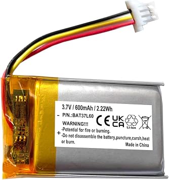 XINLANTECH 3.7v 600mAh Battery Replacement for Logitech G303, G705 Wireless Gaming Mouse / 533-000195 533-000209 Battery Upgrade