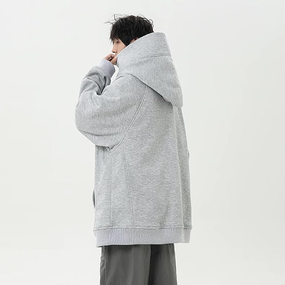 Amazon.co.jp: [TOWYYO] メンズ ハイネック パーカー