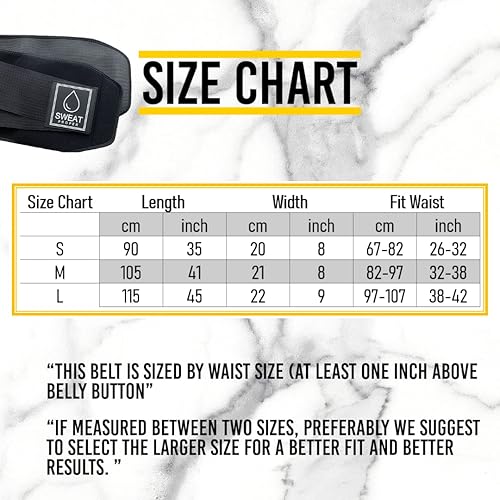 Miniatura 7 de Sweat Proper - Cinturón de sudor para reducir la cintura, entrenador de cintura, correas ajustables de primera calidad, para mujeres y hombres