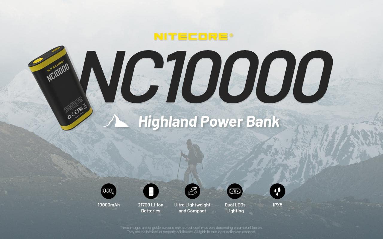 NC10000 Carica e Lumine 10000mAh Batteria Portatile - Dettaglio