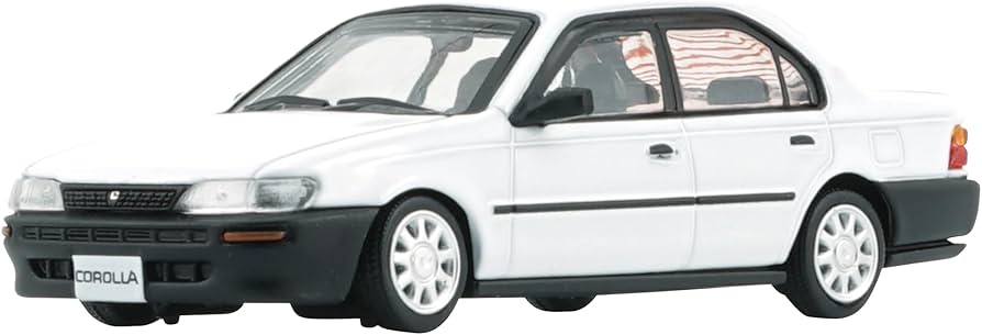 Amazon | BM CREATIONS 1/64 トヨタ カローラ AE100 1996 ホワイト