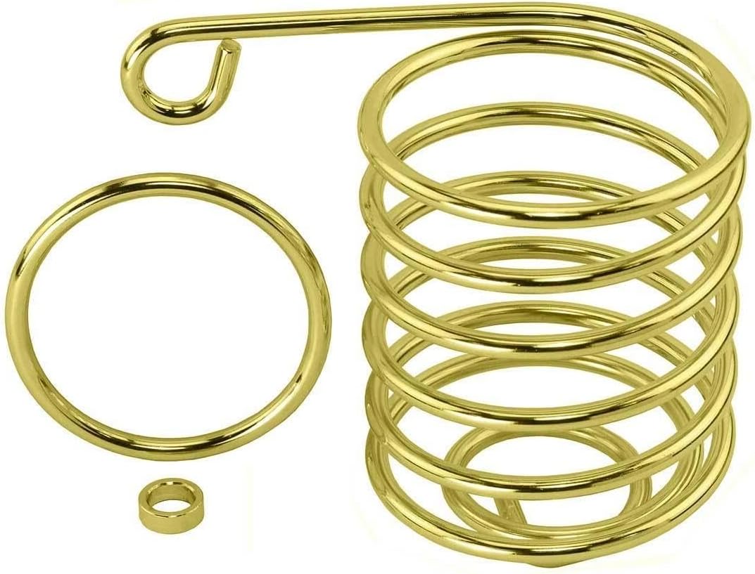 for Round Steel Baseball BAT Holder 303 in Gold MOUNTS ON AXLE.