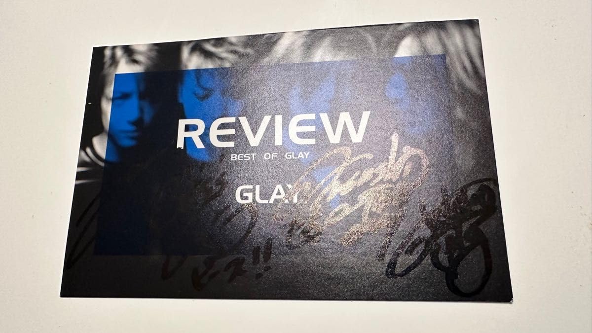 GLAY REVIEW サイン GLAY REVIEW サイン