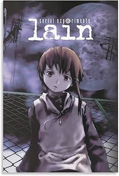 serial experiments lain ポスター WEERSHUN Serial Experiments Lain Anime Poster para Sala Estética