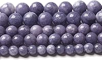 Vista 60 de Cuentas de ojo de tigre morado natural, cuentas redondas y sueltas, piedras preciosas energéticas, poder curativo para hacer joyas, 1 hebra de 0.236