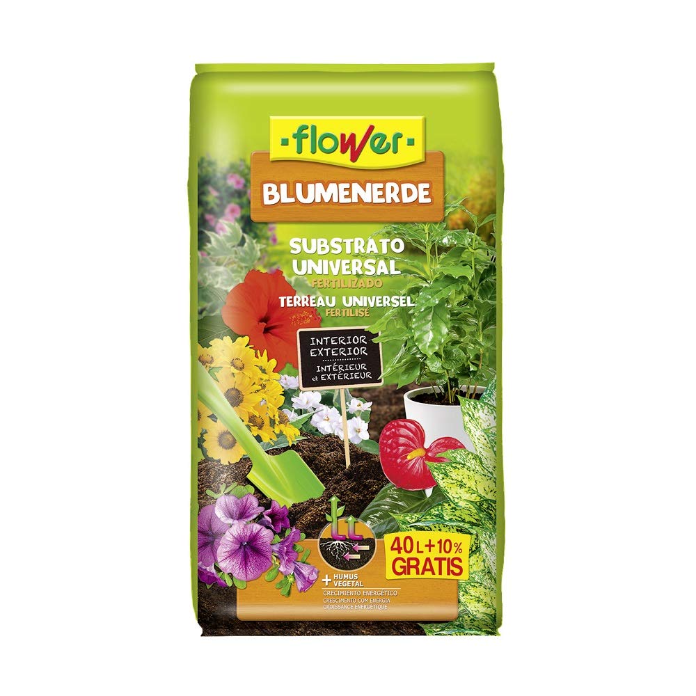 Sustrato Universal FLOWER con alta retención de agua para macetas