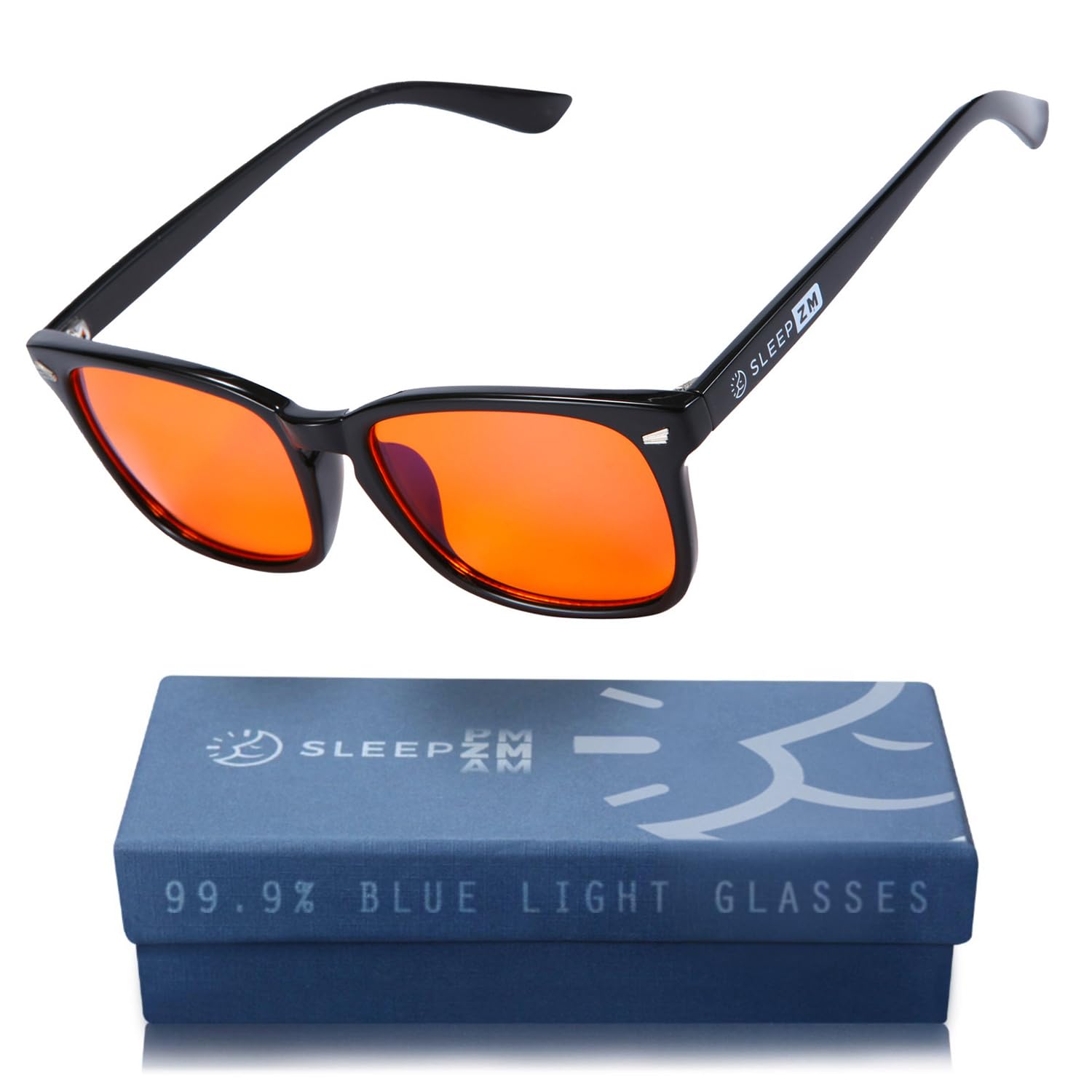 Blue Light Blocking Glasses for Women + Men - Better Sleep + Anti Eye Strain Protection - Computer Screens & Gaming
