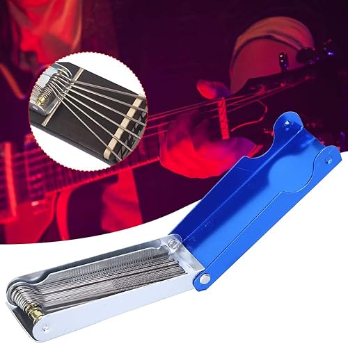 Miniatura 4 de Juego de archivos de guitarra, trastes de guitarra, kit de archivos de ranurado de tuercas, kit de reparación de herramientas de pulido para