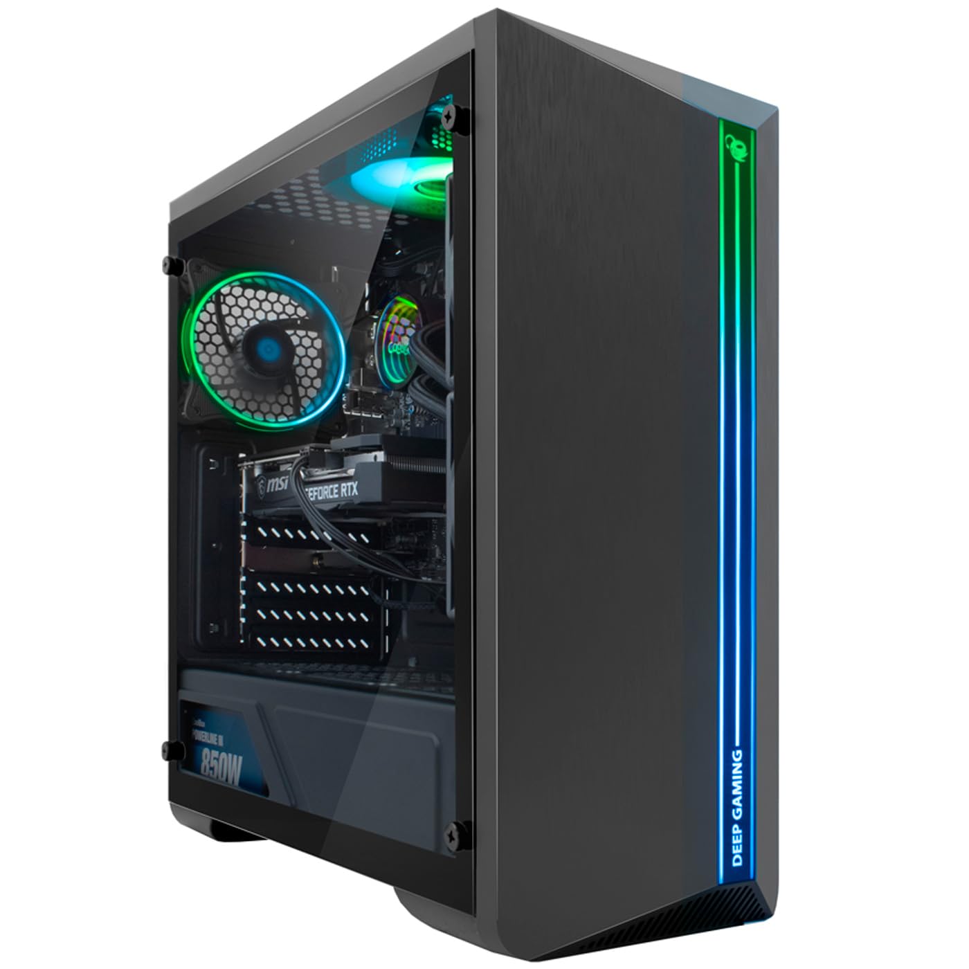 DeepGaming Covenant 2 PC Gaming AMD Ryzen 9 5900X | 64 GB RAM DDR4 | Nvidia RTX 5070 12GB | Refrigeración Líquida | 1TB SSD | WiFi 6 | Windows 11 Pro | Ordenador de Sobremesa | PC Gamer