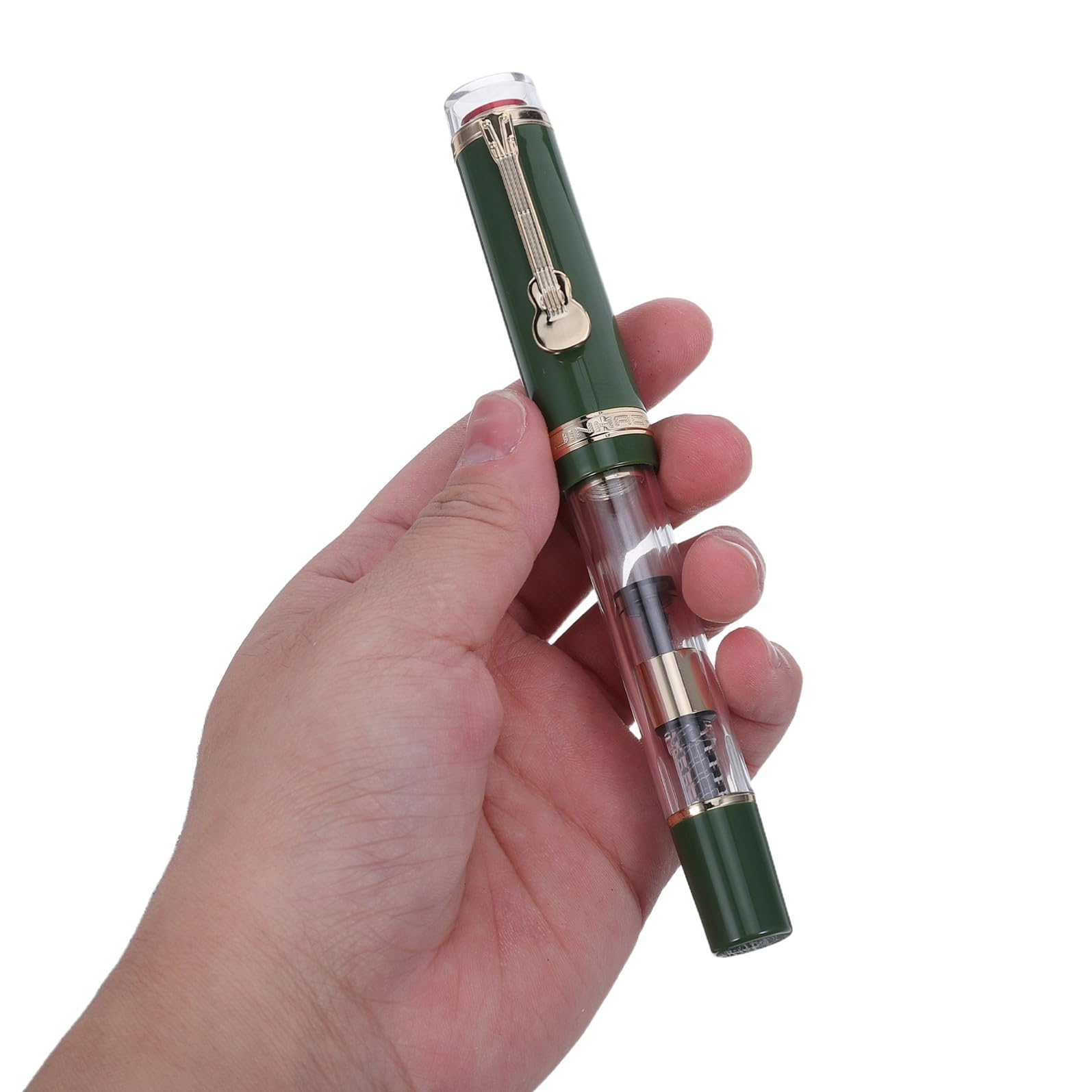 TEHAUX Resina Pluma Verde Estilográfica Recargable de Oficina
