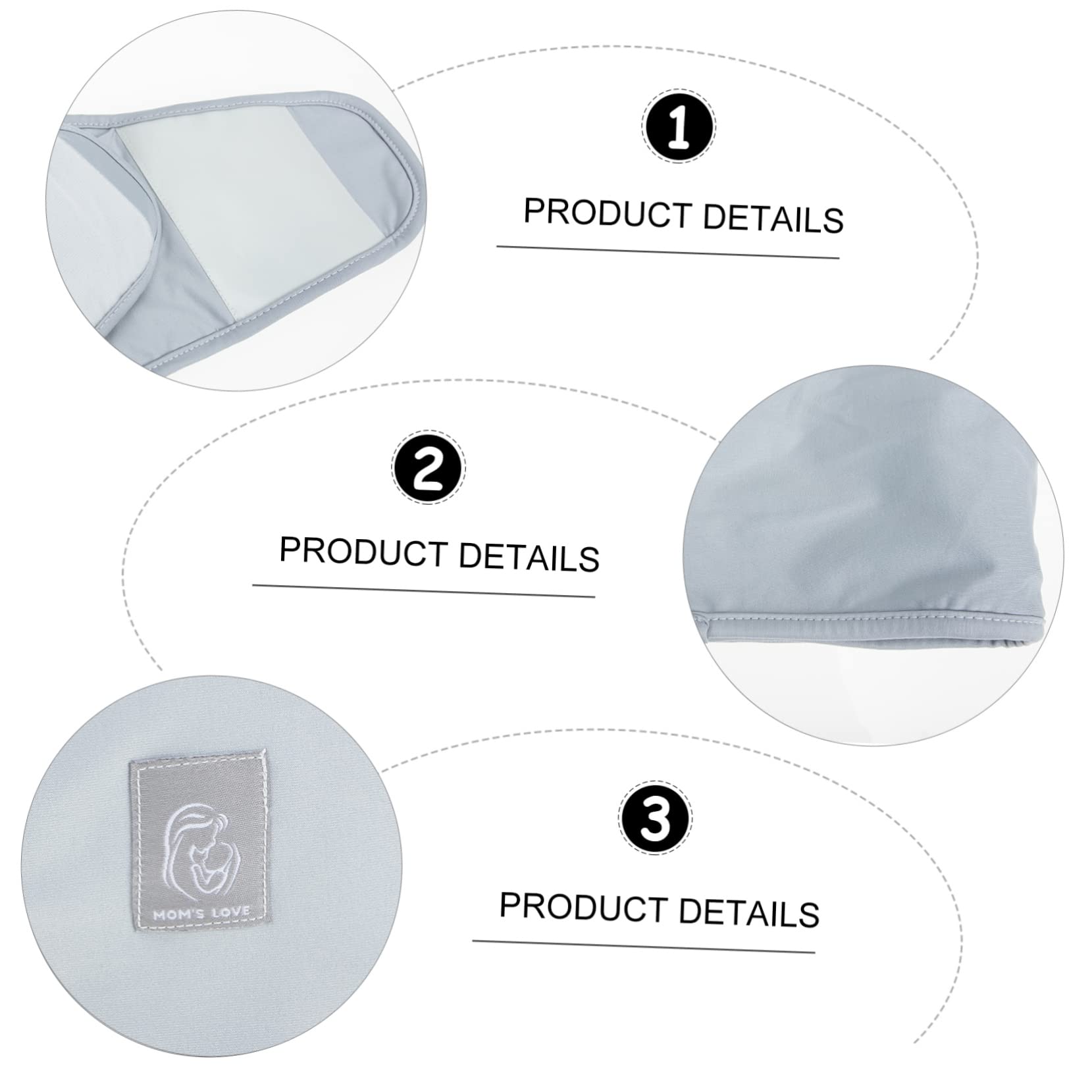 Yardwe Cotton Sleep Blanket Swaddle Wrap for Gentle Safe Breathable for Baby's Comfort