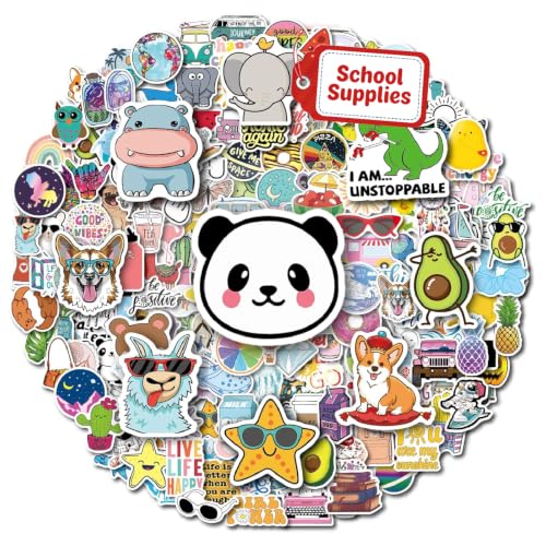 200Pcs Water Bottle Stickers for Kids Teens Waterproof Vinyl Stickers
