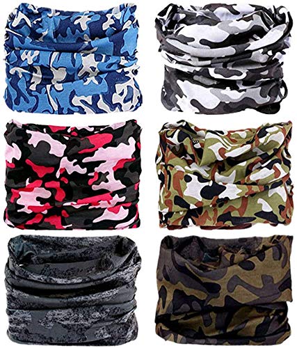 Image of Okara Bandana Head Wrap Scarf Neck Warmer Headwear Balaclava for Sports