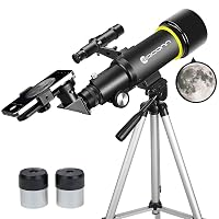Telescopio per adulti principianti, apertura 70 mm