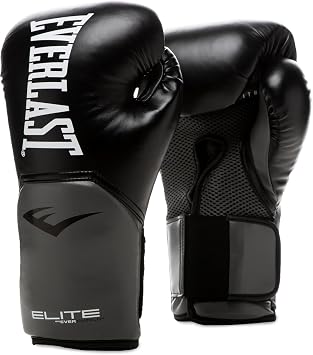 Everlast Elite 2 Boxing Gloves for Sandbag Mitts & Sparring Ergonomic Grip Bar Split Foam - Original Everlast