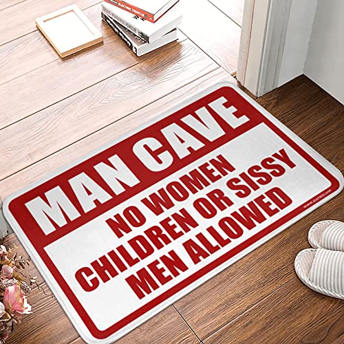 Tapis polypropylène Camper Decorations Inside Man Cave Rules paillasson 65x90