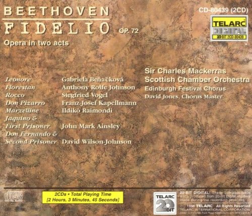 Miniatura 2 de Beethoven - Fidelio Benacková Rolfe Johnson Vogel I. Raimondi Ainsley Wilson-Johnson Sir Charles Mackerras