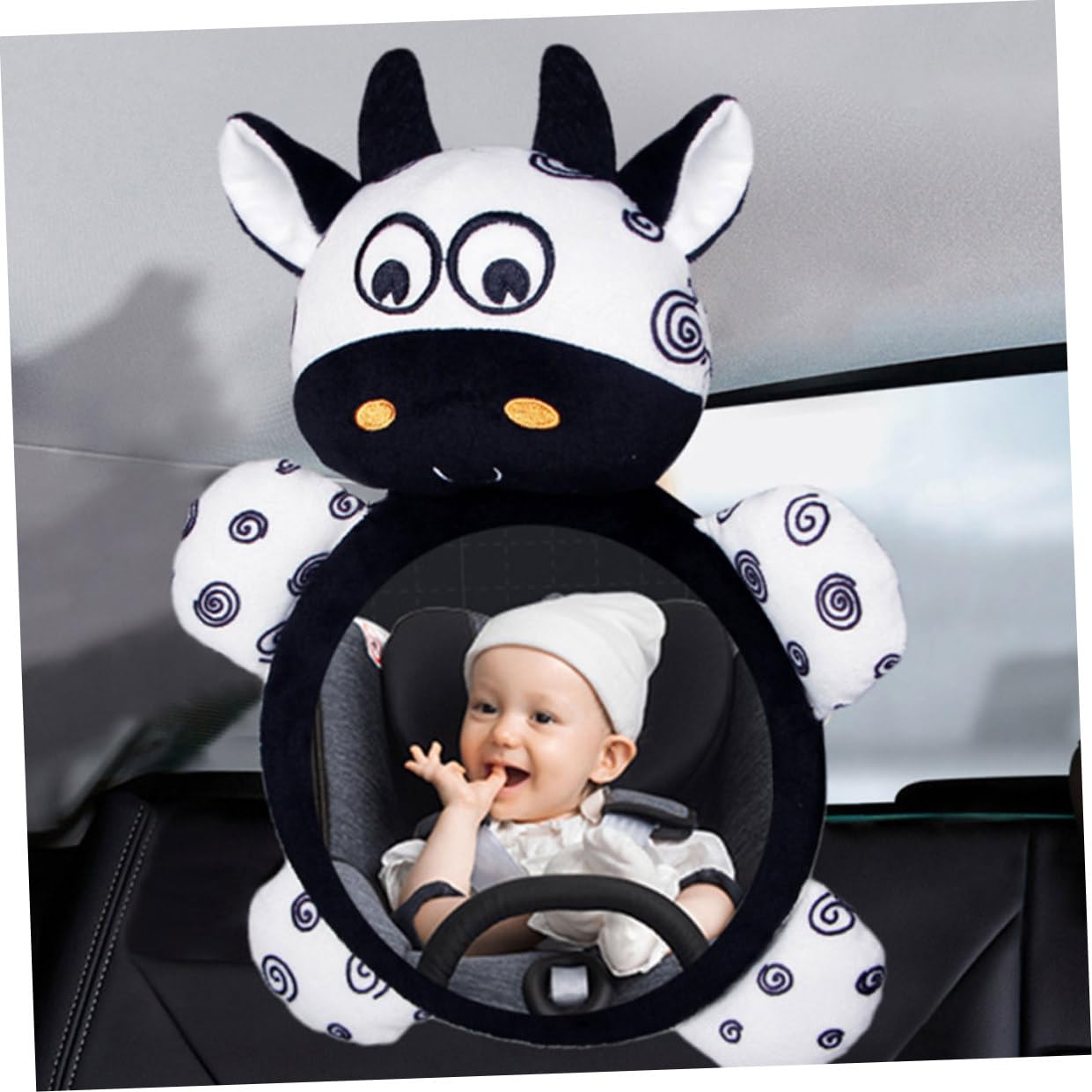 VICASKY 3piezas Espejo De Observación Para Bebés Asiento De Auto Retrovisor Para Niño Niña Fácil Instalación y Compatible Vehículos Reduce El Llanto Infantil