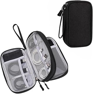 Omnpak Electronics Organizer Travel Case, Tech Accessories Storage Case Portable Carrying Organizer Pouch Bag for Cable, Charger,Power Bank