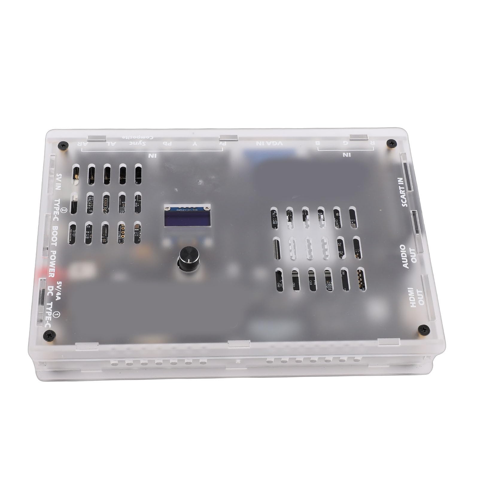 Cryfokt Convertidor de Vídeo con Control GBS Convertidor Versátil RGBS VGA para Experiencia de Juego Retro Adaptador de Corriente de 5 V Incluido