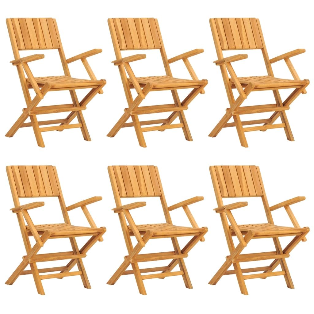 Mobili,Mobili da esterno,Set di mobili da giardino,Set da pranzo da giardino in legno massello di teak da 7 pezzi