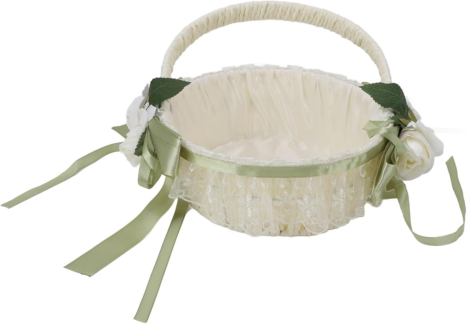 Generic Flower Girl Petal Basket, Beautiful Wedding Basket of Multi Romantic Light Portable Romantic Wedding (#3)