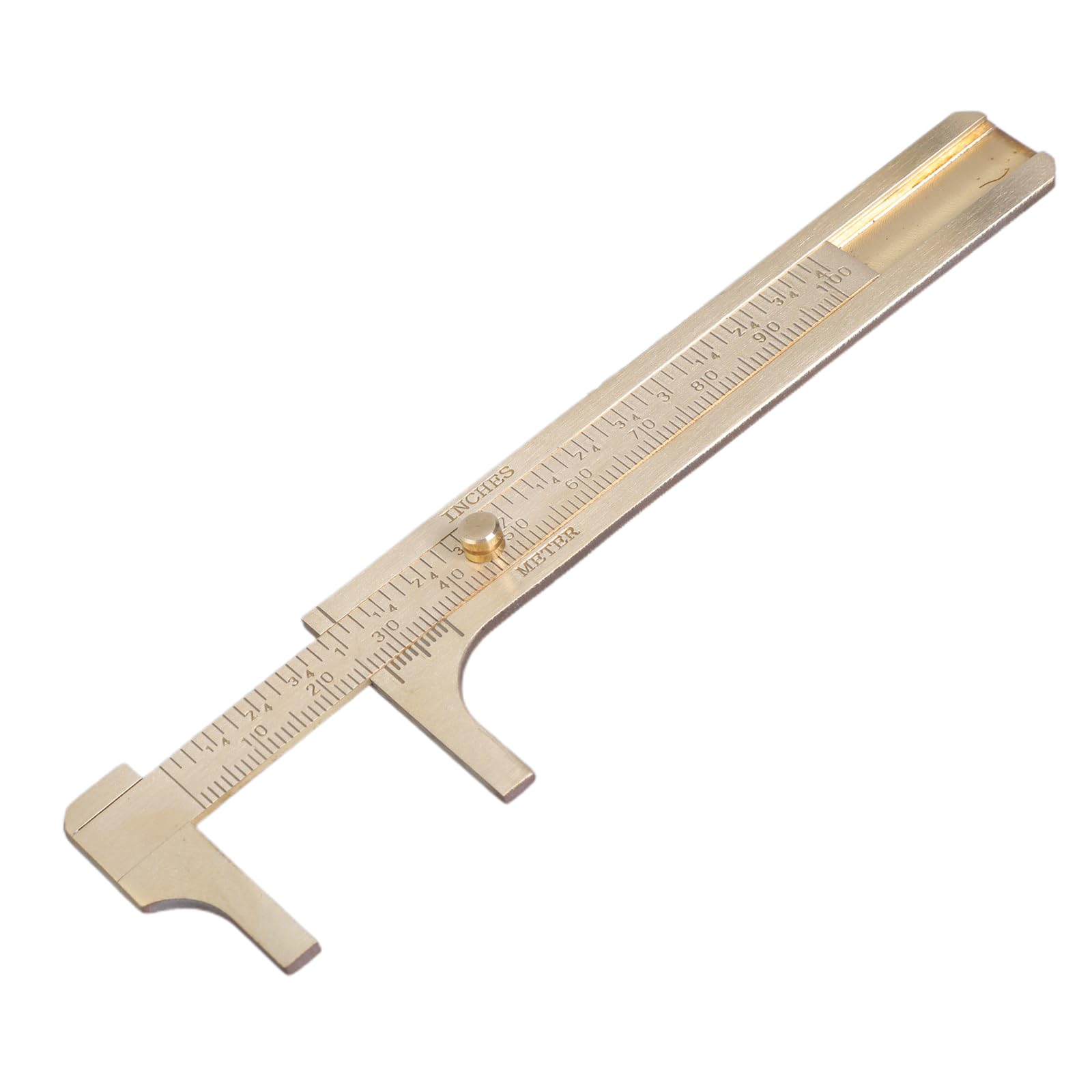 2 calibri in Ottone di Piccole Dimensioni, calibri scorrevoli manuali, Piccoli calibri analogici Vernier per misurazioni di precisione in gioielleria