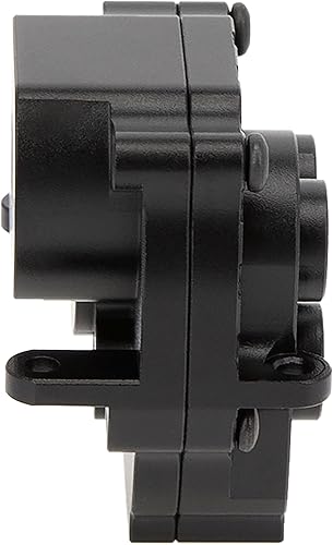 Miniatura 6 de MEUS RACING Caja de transmisión de aluminio CNC, caja de cambios, accesorios para traxxas 118 TRX4M TRX-4M RC Crawler (negro)