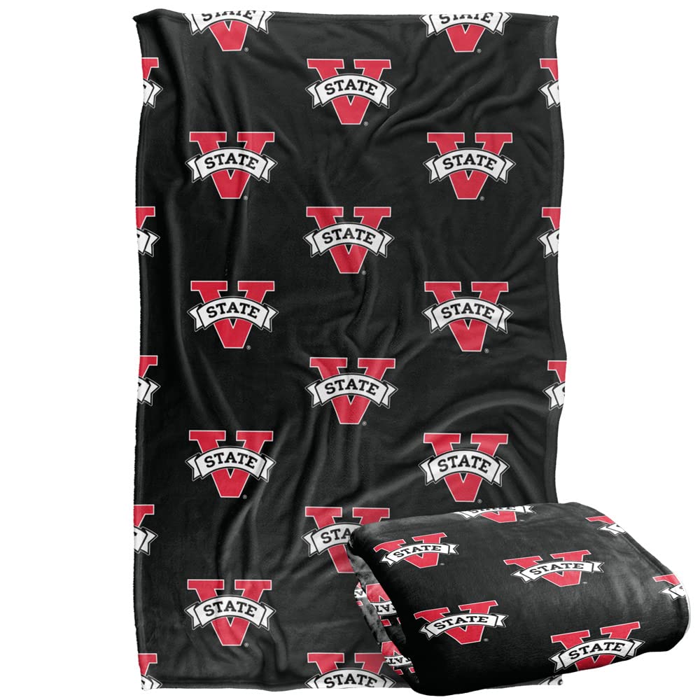 LOGOVISION Official Collegiate Logo Pattern Collection Silky Touch Super Soft Throw Blanket Collection