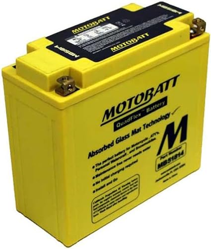 MotoBatt DB Electrical MB51814 batería para Motobatt 22Ah, Bmw K1600gt, GTL 1600cc 11-14, K1300gt 1300cc 09-11, R75/5 750cc 70-73, R1100rs, Rt
