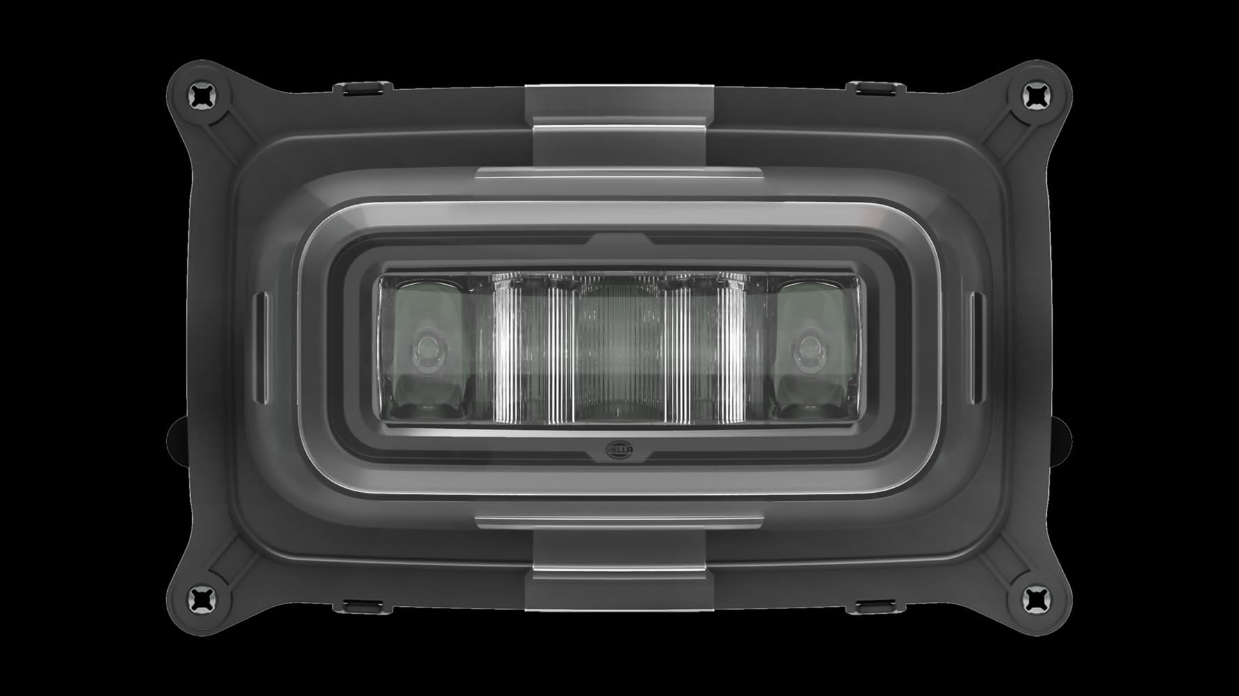 HELLA 1AL 016 330-001 Asymmetric-Insert, headlight - SlimLine - 12/24V - rectangular - Crystal clear - Plug: DEUTSCH plug - left/right - Quantity: 1