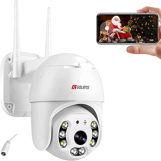 Golens 3MP WiFi CCTV Camera 128GB