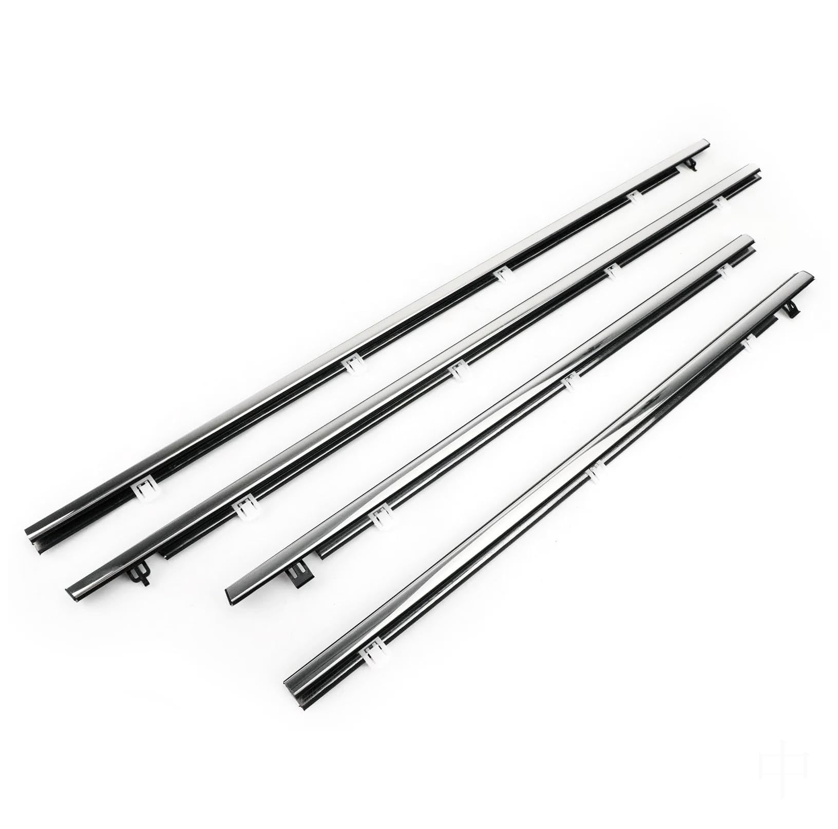 Spgsgmgtxt One Color For Tsx 2009-2014 Outside Window Weatherstrip Seal Moulding 4Pcs Beltline Molding