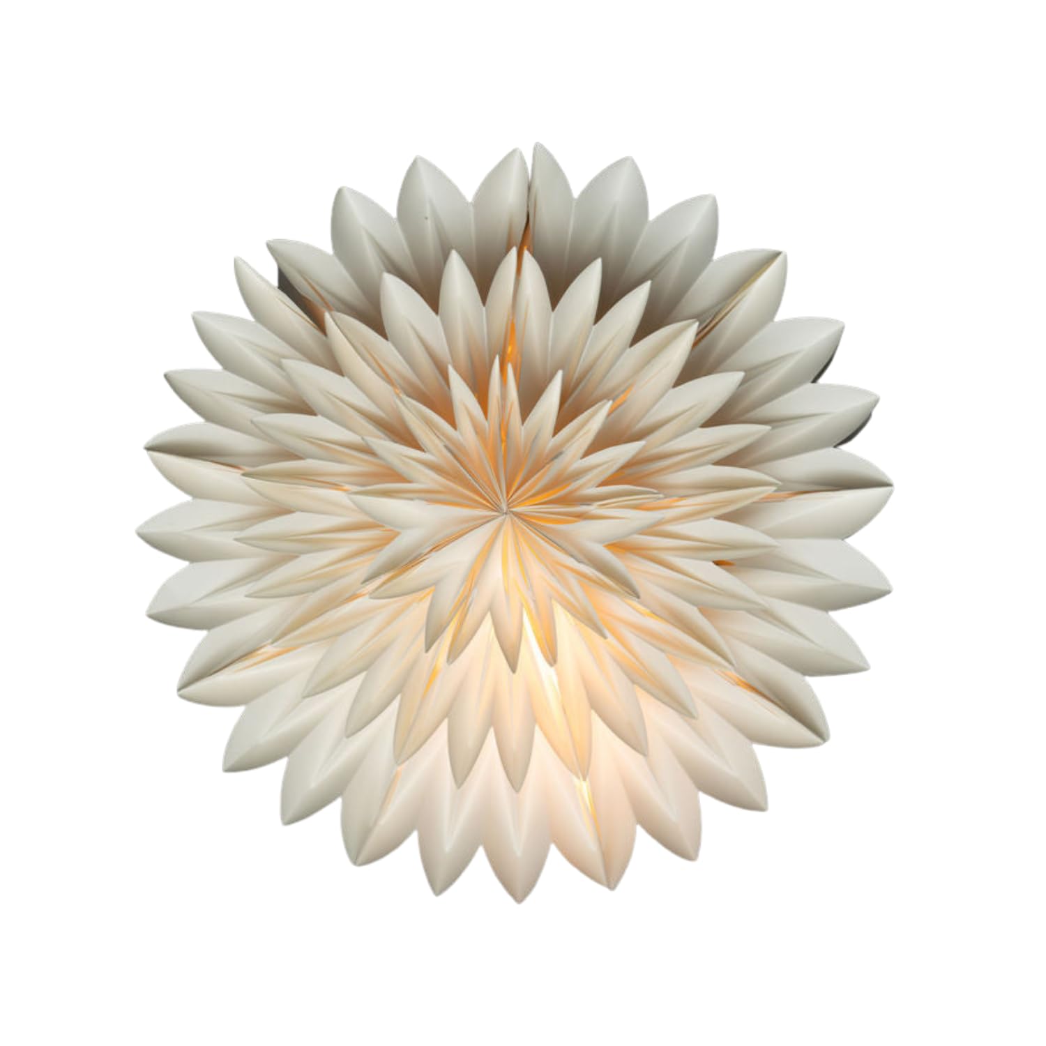 Arthur Cameron – Asteraceae Paper Star Lantern Wall Decoration – 3D Scandi Style Hanging Paper Star for Christmas Window Decoration & Home Décor (Large)