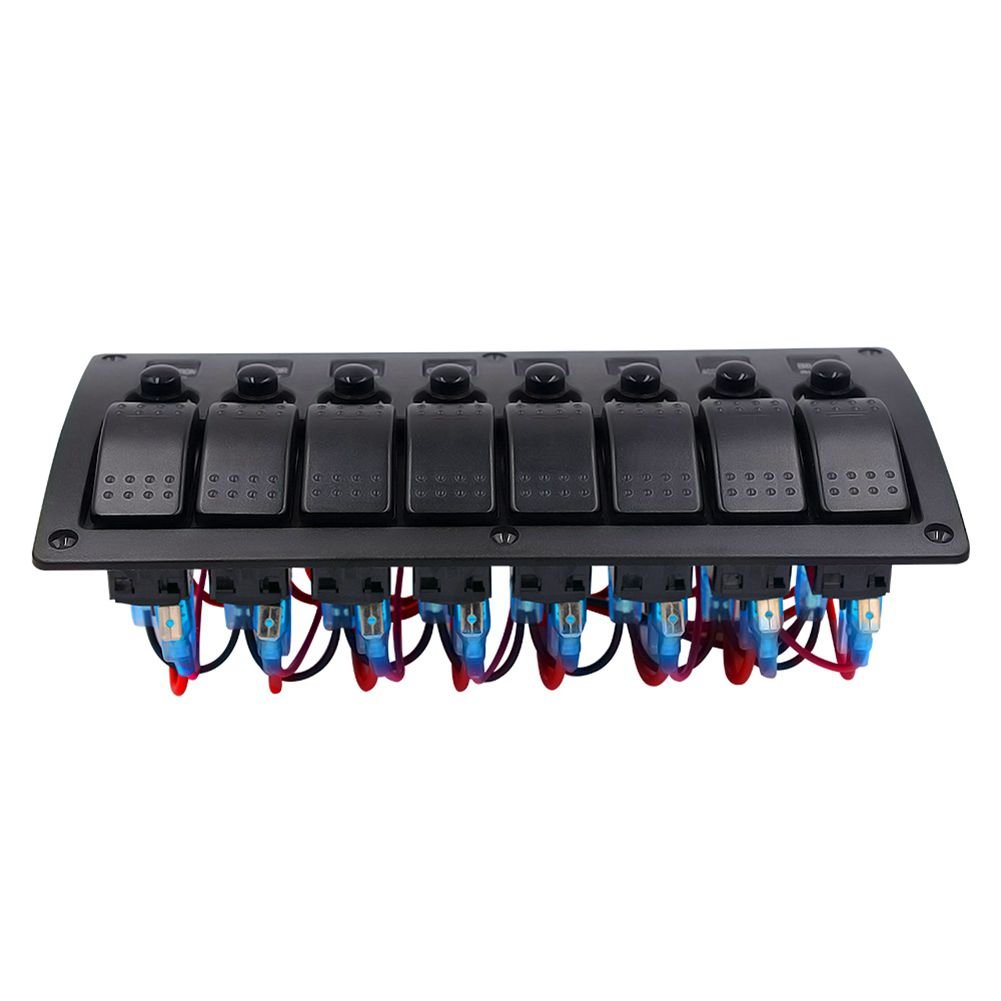 ?�d? samochodowa prze??cznik ko?yskowy Panel 8 3PIN & wodoodporny wy??cznik przeci??eniowy prze??cznik LED DC12/24V w??czniki