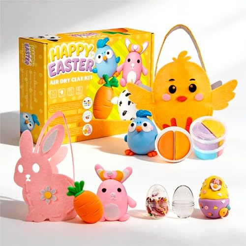 Easter DIY Crafts Kit-8 Pack Easter Bunny Eggs DIY Arts