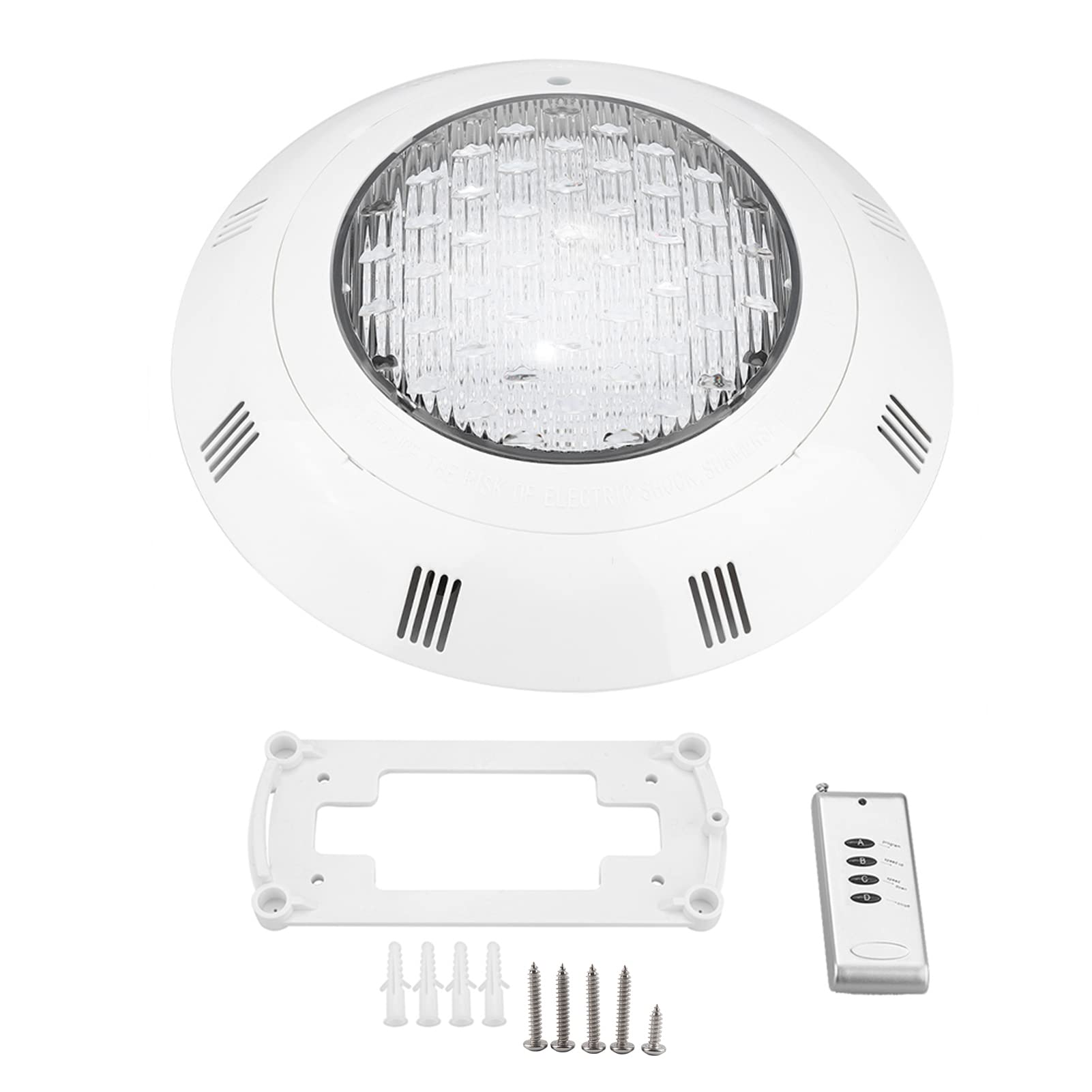 RIZGHWOY 300 LED RGB Unterwasser-Poolleuchte mit Fernbedienung, 12V AC, Wasserdicht IP68, für Schwimmbad, Springbrunnen und Landschaftsbeleuchtung