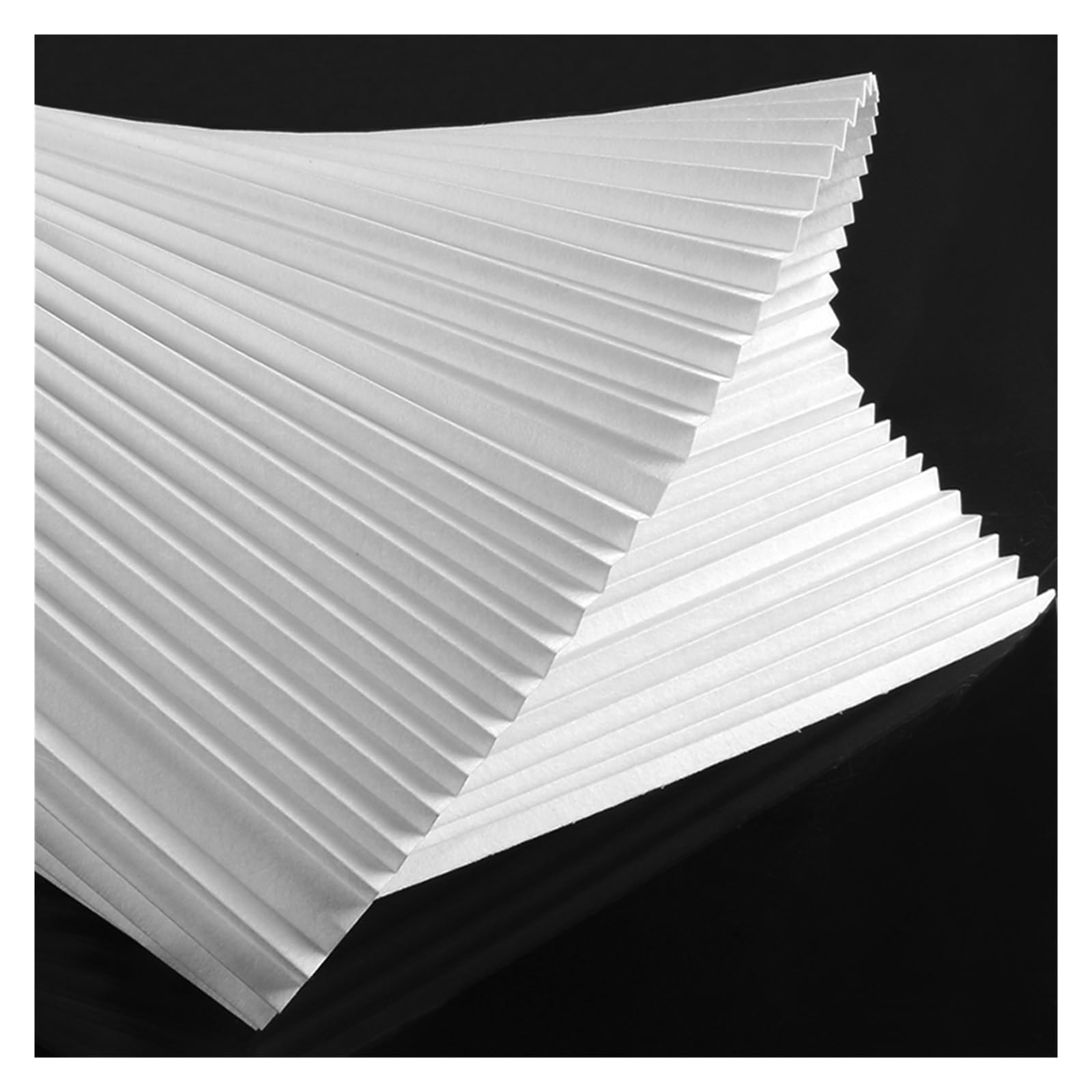 Carta da filtro generica fai-da-te da 300 * 1100 mm con schermo pieghevole(15pcs Set)
