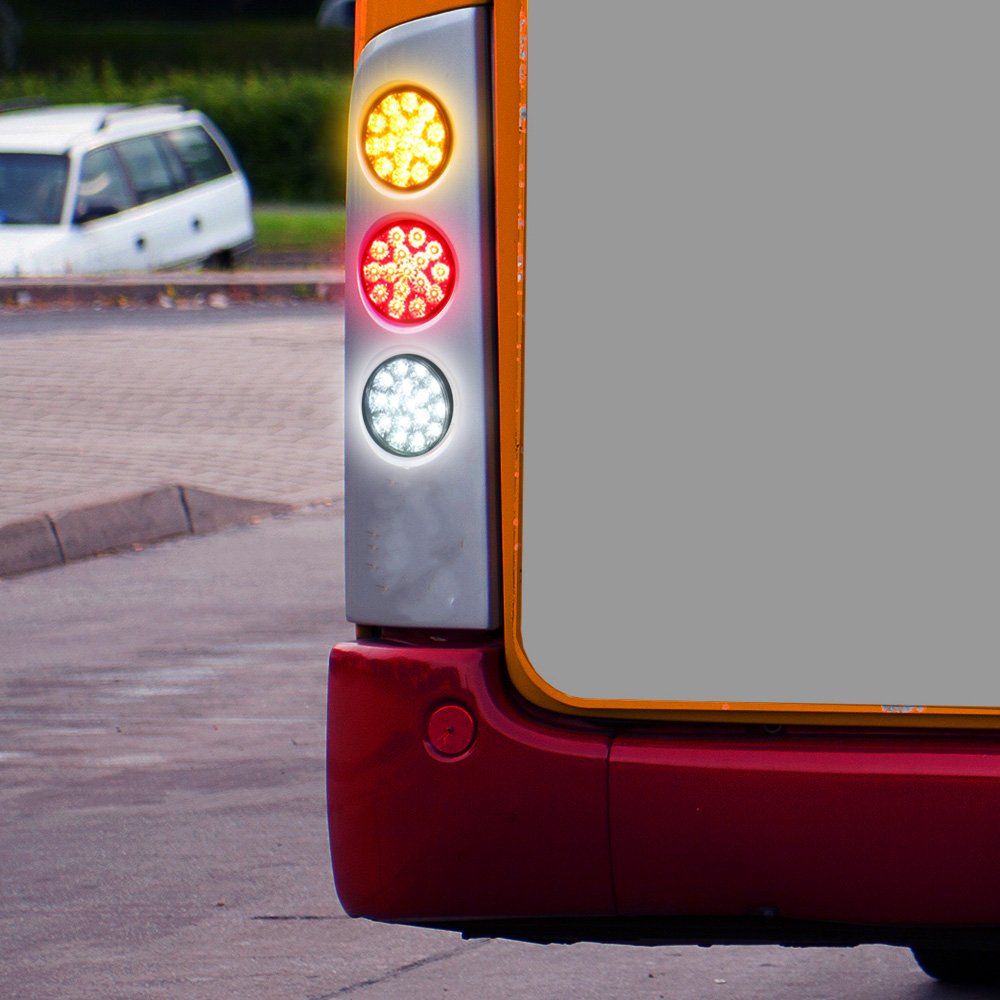 Wfpower 4 Inch Round Led Trailer Tail Lights 2pcs 36leds