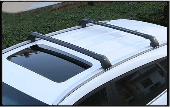 2Pcs Lockable Roof Rack Cross Bars Crossbar Baggage Luggage Rack Aluminum Compatible with Lexus NX NX200 NX300h 2015-2021 Black